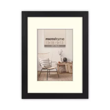 Vienvietīgs foto rāmis ZEP V4568B Melns Koka 170x220 mm