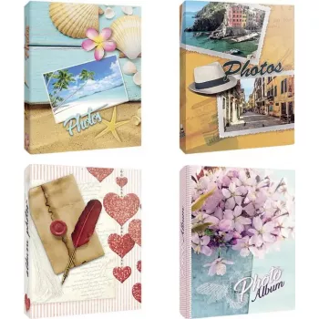 Fotoalbums ZEP AV57200 200 fotogrāfijām 12x18 cm jauktās krāsās