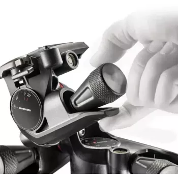Galvas tripode Manfrotto MHXPRO-3WG Melns Technopolimērs 3/8 collas