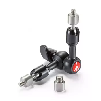 Tripoda piederums Manfrotto 244MICRO — alumīnijs/tērauds, 150 mm garums, 3 kg slodze, melns