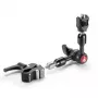 Statīva piederums Manfrotto 244MICROKIT — melns, 1/4 collu savienojuma vītne, 3 kg maksimālā slodze
