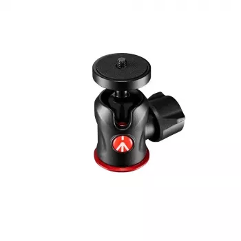 Galgas lodveida galva Manfrotto 492 Centre Ball Head Melna Sarkana 1/4 collas