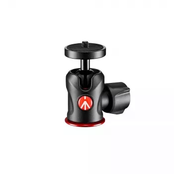 Galgas lodveida galva Manfrotto 492 Centre Ball Head Melna Sarkana 1/4 collas