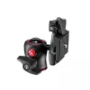 Manfrotto MH490-BH lodveida galva 1/4 collas, alumīnijs, melna, augstums 90 mm, svars 190 g