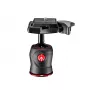Manfrotto MH490-BH lodveida galva 1/4 collas, alumīnijs, melna, augstums 90 mm, svars 190 g
