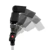 Manfrotto MLH1HS-2 aukstās kurpes slīpuma galva ar gaismas savienojumu un lietussarga turētāju
