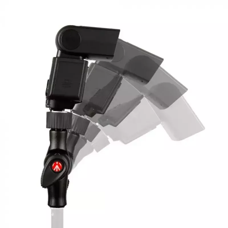 Manfrotto MLH1HS-2 aukstās kurpes slīpuma galva ar gaismas savienojumu un lietussarga turētāju