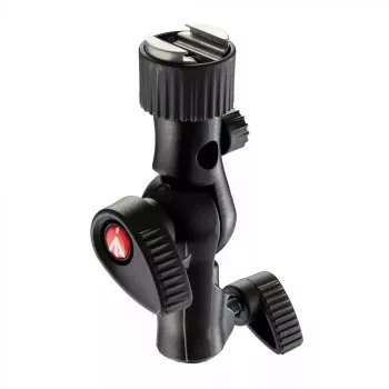 Manfrotto MLH1HS-2 aukstās kurpes slīpuma galva ar gaismas savienojumu un lietussarga turētāju