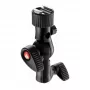 Manfrotto MLH1HS-2 aukstās kurpes slīpuma galva ar gaismas savienojumu un lietussarga turētāju