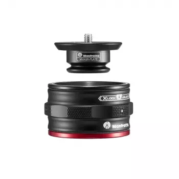 Manfrotto MVAQR-BASE MOVE ātrās atlaišanas pamatne, melna, alumīnijs, 20 kg