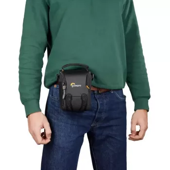 Beltpack futrālis Lowepro Adventura SH 115 III Melns ar plecu siksnu