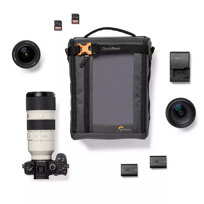 Kompakta kameras organizētājs Lowepro GearUp Creator Box XL II Melns Pelēks