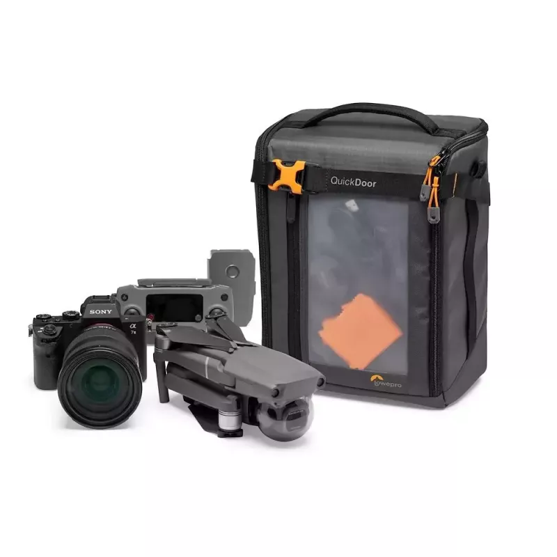 Kompakta kameras organizētājs Lowepro GearUp Creator Box XL II Melns Pelēks