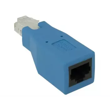 CradlePoint rollover adapteris RJ45, zils — RJ45 uz RJ45 konsoles kabelis