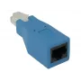 CradlePoint rollover adapteris RJ45, zils — RJ45 uz RJ45 konsoles kabelis