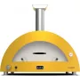 Ar koku kurināma picas krāsns Alfa Forni Moderno 5 Pizze Yellow FXMD-5P-LGIA, āra darba virsmas picas krāsns, 5 picu ietilpība