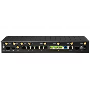 CradlePoint E300C-18B bezvadu maršrutētājs ar NetCloud Enterprise Branch — Wi‑Fi 6, 10GbE, 4G LTE, 5x RJ‑45