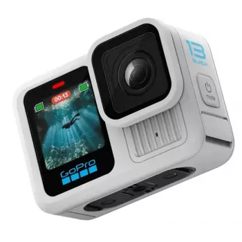 Action kamera GoPro HERO13 Black — 5.3K Ultra HD, 27.6 MP CMOS, 240 kadri/s, Wi‑Fi, GPS, iebūvēts LCD, stereo audio