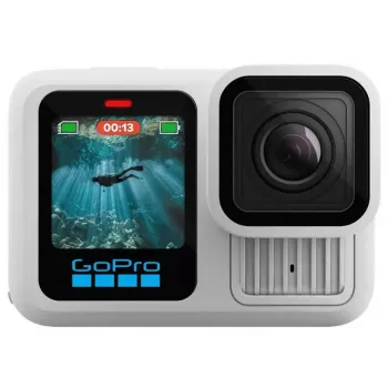 Action kamera GoPro HERO13 Black — 5.3K Ultra HD, 27.6 MP CMOS, 240 kadri/s, Wi‑Fi, GPS, iebūvēts LCD, stereo audio