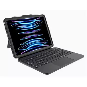 DEQSTER Prime tastatūras maciņš 11 collu iPad Air — aizsargmaciņš ar integrētu tastatūru