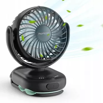 Portatīvais ventilators ratiņiem Momcozy PF001-PK10BA-A rozā