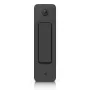 Durvju zvans UBIQUITI Doorbell Lite Black — vadu PoE video durvju zvans, 5 MP, 2560×1920, IPX5, metāla un polikarbonāta korpuss