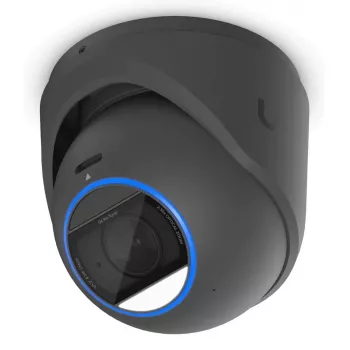 IP drošības kamera UBIQUITI UVC-G6-Pro-Turret-B — 3840×2160, 1/1,2 collu CMOS, 2,36× optiskais tālummaiņas objektīvs, PoE+, griestu/sienas, iekštelpu/āra