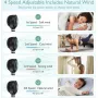 Pārnēsājamais ratiņu ventilators Momcozy PF001 — melns