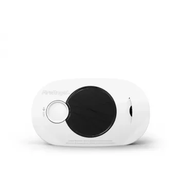 Gāzes detektors FireAngel FA3322-EUX10 — CO elektroķīmiskais sensors, LCD displejs, 3 V baterija, ABS korpuss