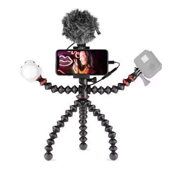 Joby GorillaPod Mobile Vlogging Kit JB01645-BWW 3 kājas 540g Melns Sarkans