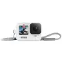 Silicone kameras āda GoPro Sleeve + Lanyard HERO12/HERO11/HERO10/HERO9 Black — Balta