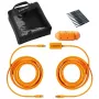 USB-C uz USB-C kabelis tether tools CUC31R-ORG — 9,40 m, taisnā leņķī, oranžs
