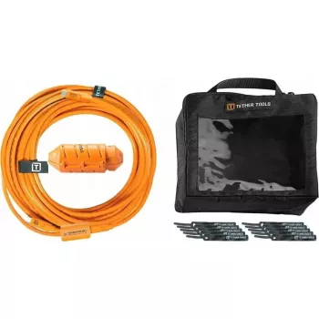 Tether Tools USB-C uz Micro-B kabelis CUC31RB-ORG 9,40 m, taisnleņķa Micro-B savienotājs, oranžs