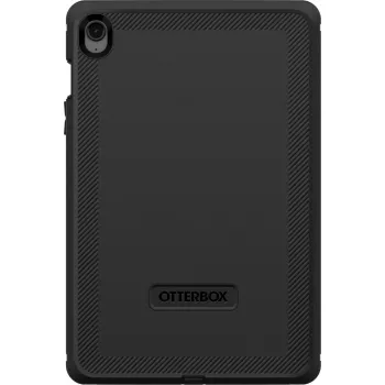 OTTERBOX Defender Series aizmugurējais vāciņš Samsung Galaxy Tab S9 FE — polikarbonāts, melns