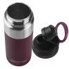 Termoskrūze ASOBU Alpine Flask Hiking 530 ml nerūsējošais tērauds Burgundy, 235 mm augstums, 7.6 cm diametrs