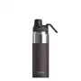 Termoskrūze ASOBU Alpine Flask Hiking 530 ml nerūsējošais tērauds Burgundy, 235 mm augstums, 7.6 cm diametrs