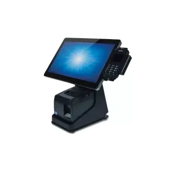 POS statīvs Elo Touch Solutions Wallaby melns, darba virsmai, saderīgs 10-15 collu displejiem