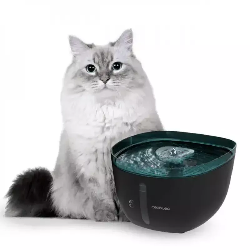 Automātiskais dzirdinātājs mājdzīvniekiem Cecotec Pumba 2200 Refresh 2L Plastmasa Melns Zils