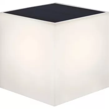 Saules sienas lampa NewGarden LUMWLC012XXSPNW — kompakts 12x12x12 collu āra apgaismojums