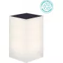 Saules sienas lampa NewGarden WALLY LUMWLP012XXSPNW, kompakts āra apgaismojums 12x12x18 cm