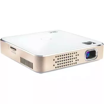 Projektors Kodak Luma 150 Wi‑Fi White‑Gold, pārnēsājams LED piko projektors ar bezvadu savienojumu