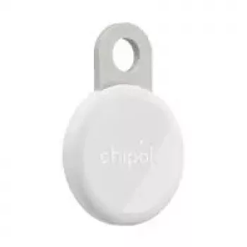 Bluetooth izsekotājs Chipolo LOOP CH-RSO001, balts – atslēgu un priekšmetu meklētājs, nomaināms akumulators