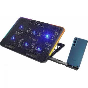 Vadu spēļu pele RAMPAGE SIXPOWER R9 ar RGB apgaismojumu un ergonomisku dizainu