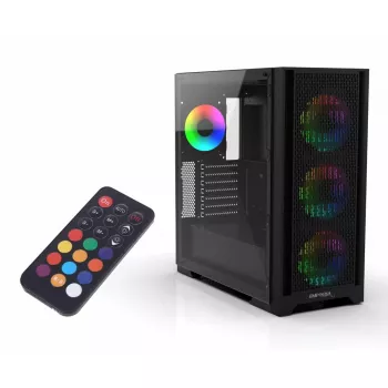 PC korpuss Inca EMG-15XB Midi Tower Melns