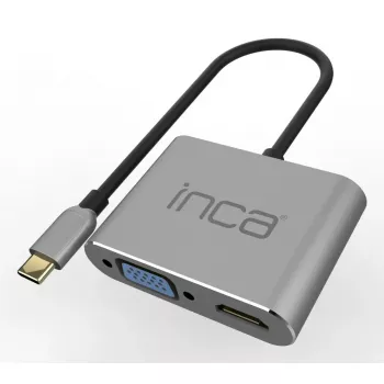 Inca ITPC-06TX USB Type-C centrmezgls 5000 Mbit/s Pelēks