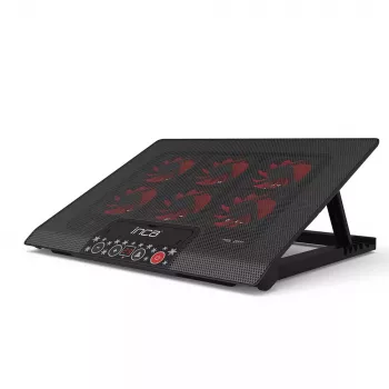 Dzesēšanas paliktnis klēpjdatoriem Inca INC-601GMS 43.2 cm 6 ventilatori USB Melns
