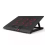 Dzesēšanas paliktnis klēpjdatoriem Inca INC-601GMS 43.2 cm 6 ventilatori USB Melns