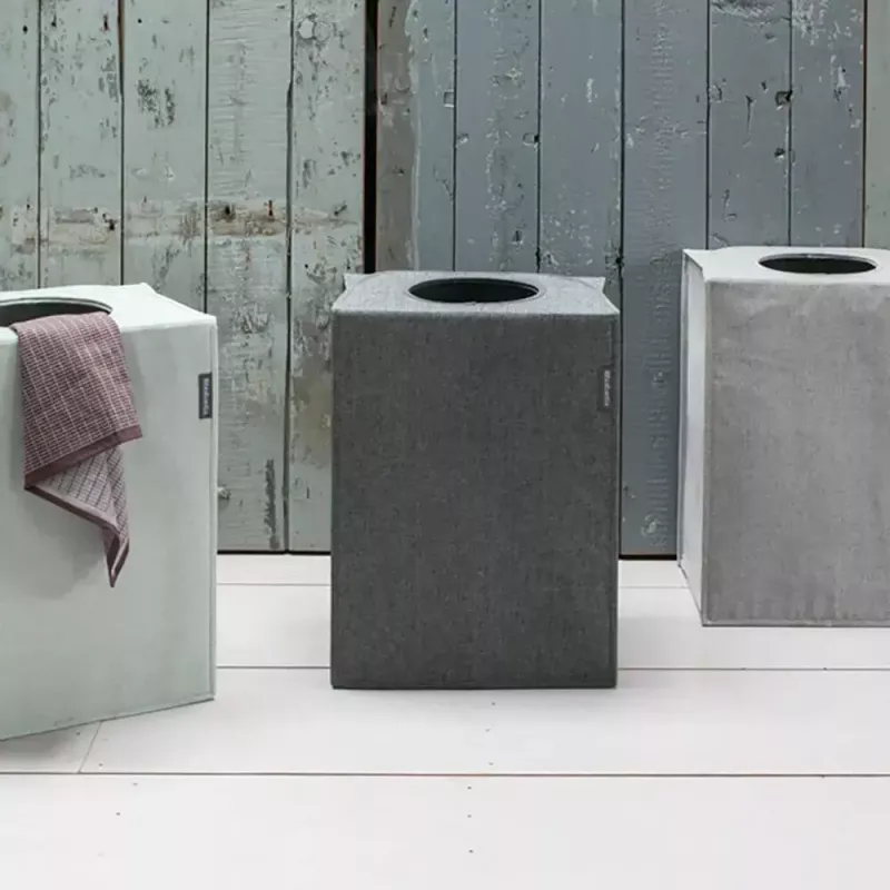 Veļas grozs Brabantia 120381 55 L Taisnstūrveida Melns