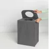 Veļas grozs Brabantia 120381 55 L Taisnstūrveida Melns