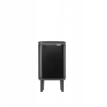 Atkritumu tvertne BRABANTIA BO 4L matēti melna, modelis 22 70 28, 4 litri